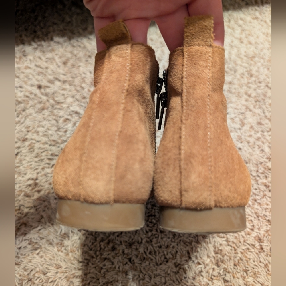 Lucky Brand Brown Suede Ankle Boots 8.5 - Picture 7 of 8